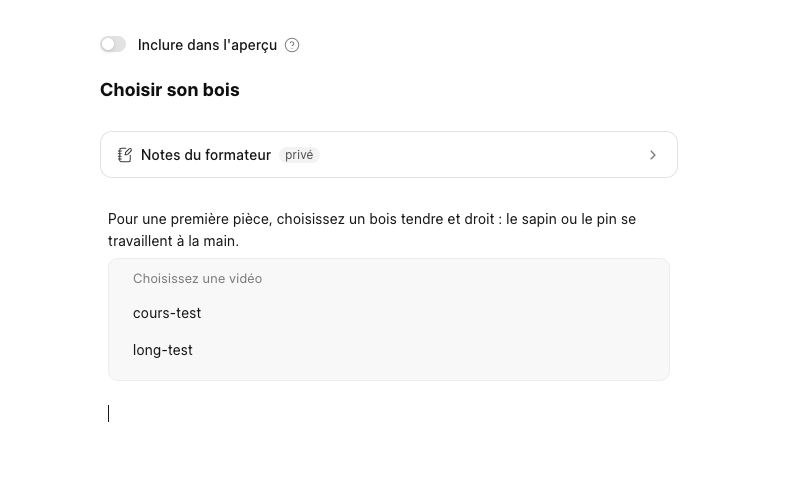 La liste des vidéos de l'espace