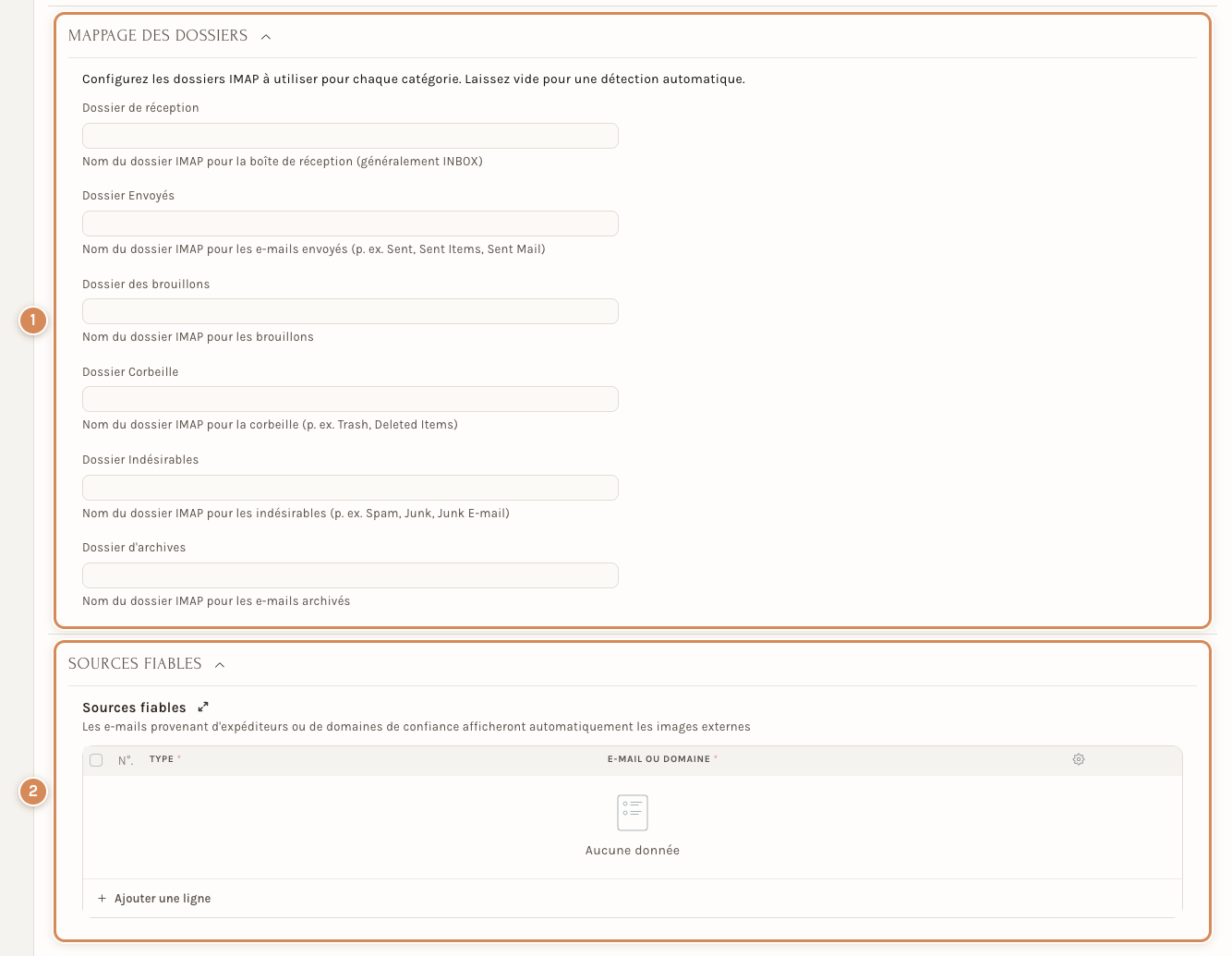 La fiche : mappage des dossiers et sources fiables