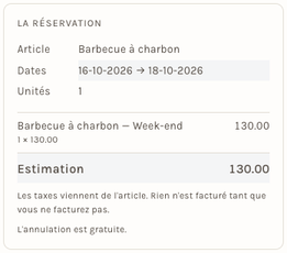 Le récapitulatif du comptoir : un week-end de barbecue au forfait